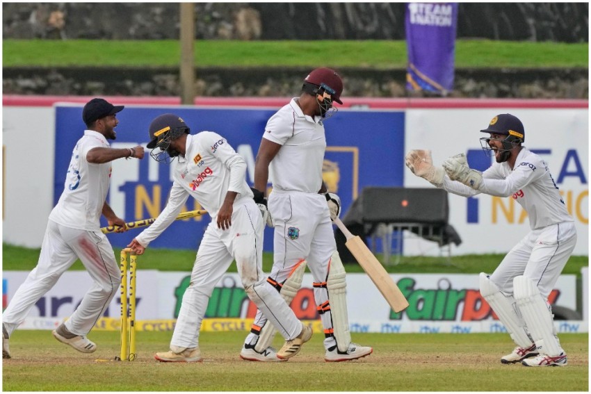 Sri Lanka beat WI by 187 runs in 1st test, go 1-0 up