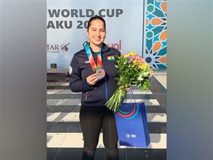 ISSF World Cup: Rhythm Sangwan clinches bronze in women’s 10m air pistol